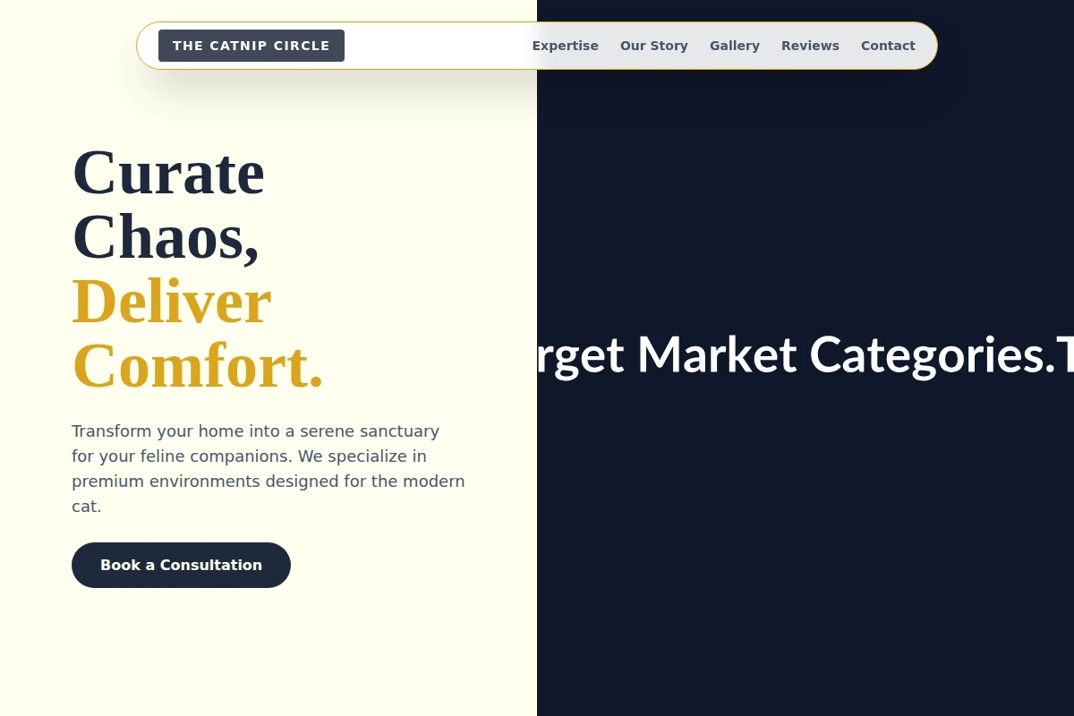 Purr-fect Target Market Categories.Txt