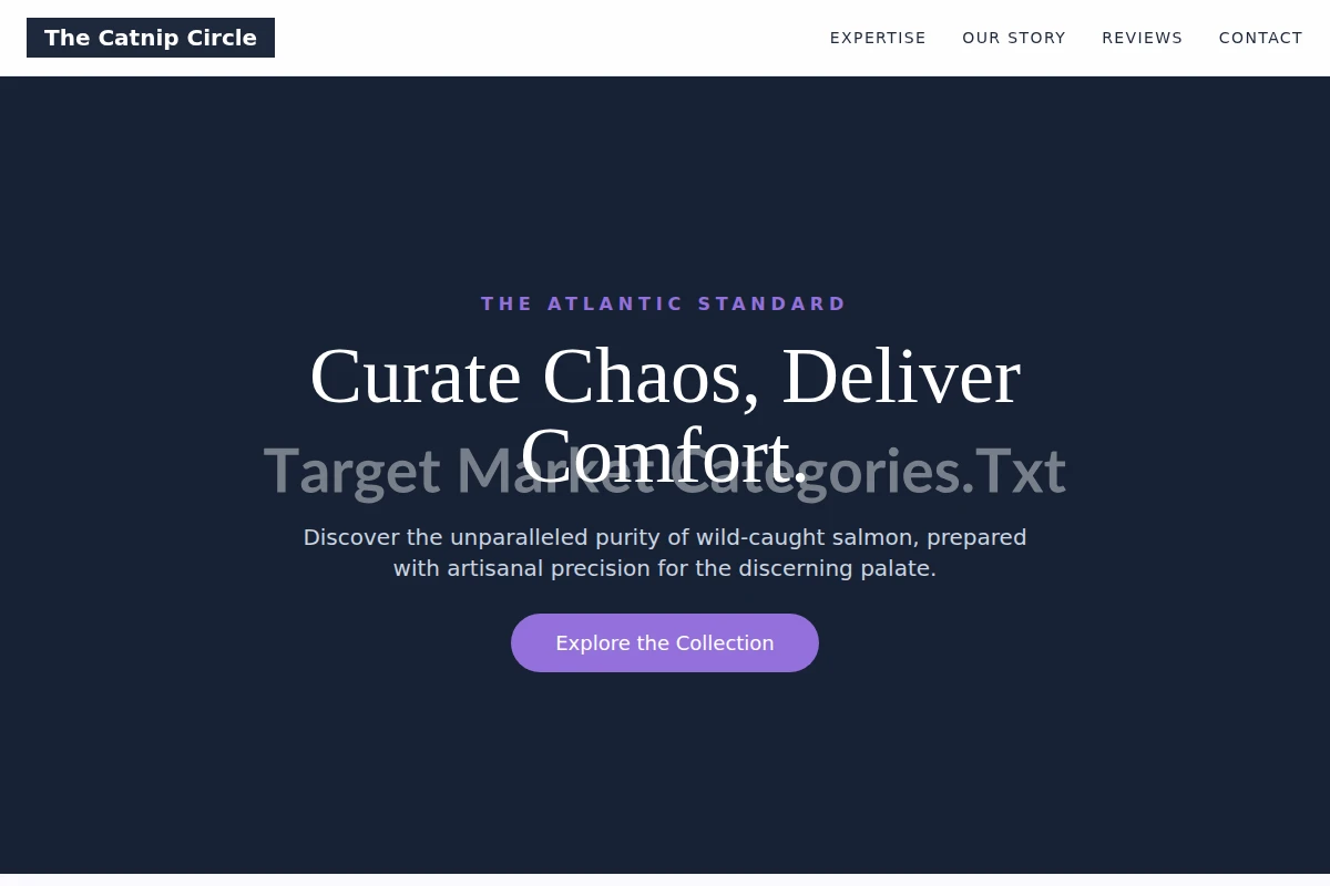 Salmon Target Market Categories.Txt