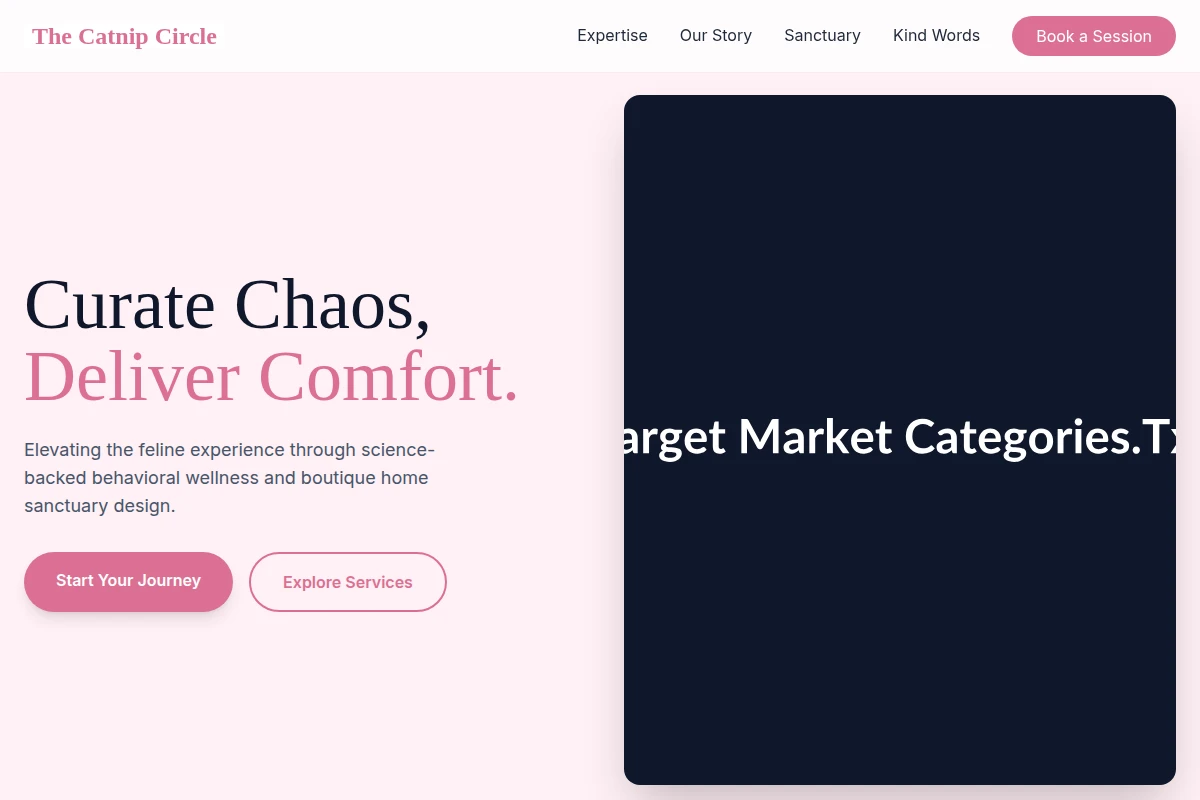 Hiss Target Market Categories.Txt